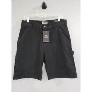 NWT Caterpillar Workwear Shorts Size LARGE‎ Pitch Black CAT WORK  MENS CARPENTER
